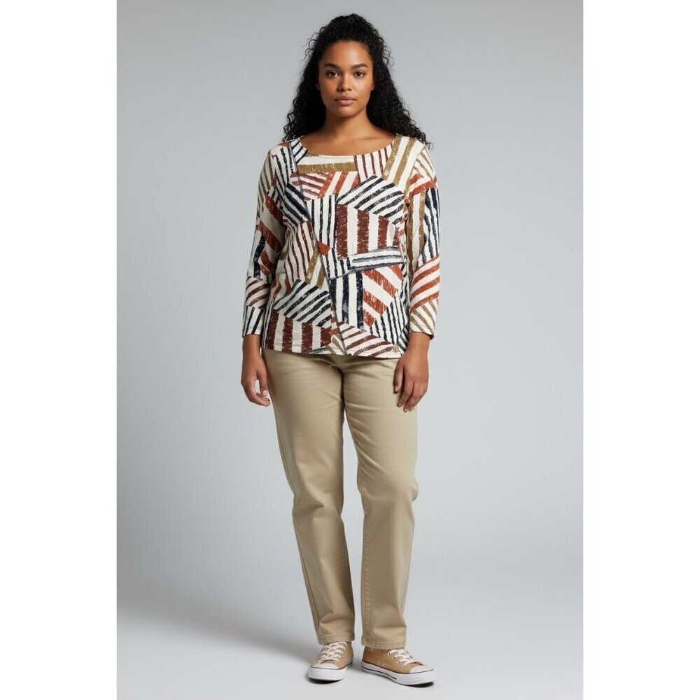 Ruby Rd. Women's Multicolor Top